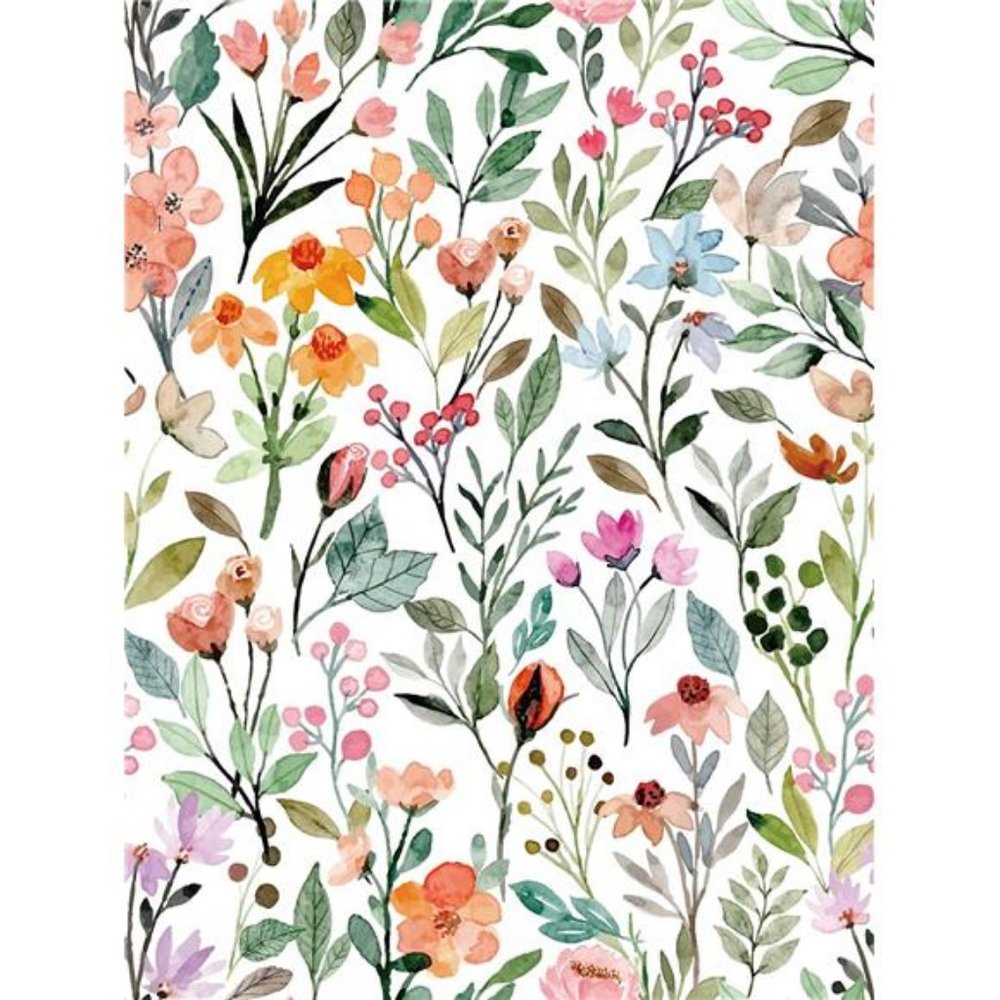 Floral Peel and Stick Wallpaper 17.5x118 Inch Pink Vintage Wallpaper